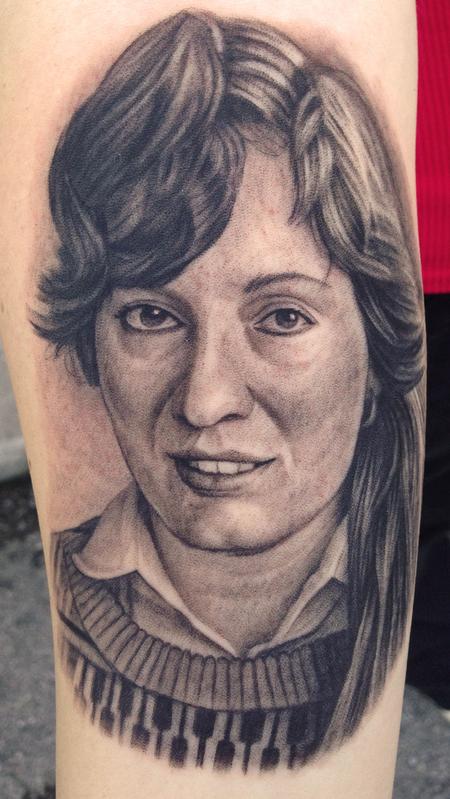 Tattoos - Portrait Tattoo of client's mom - 80640